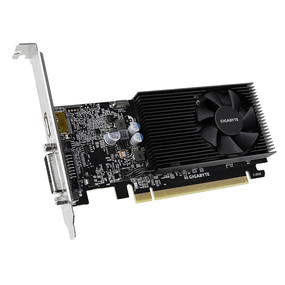Видеокарта Gigabyte GT 1030 Low Profile D4 GV-N1030D4-2GL 2 ГБ — фото товара