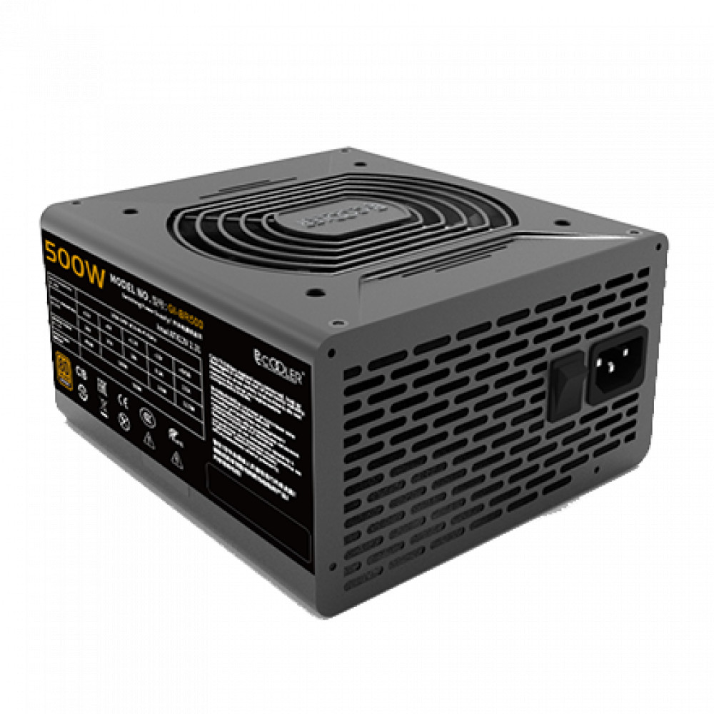 Блок питания PCcooler GI-BR500 500 Вт, 80+ Bronze — фото товара