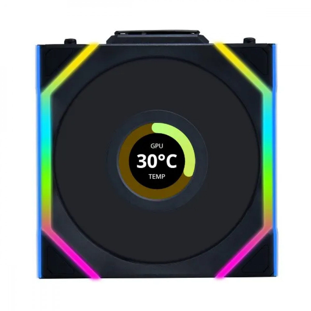 Система охлаждения Lian Li UNI FAN SL WIRELESS LCD G99.12RSLLCD1W1B.00 Для системного блока — фото товара