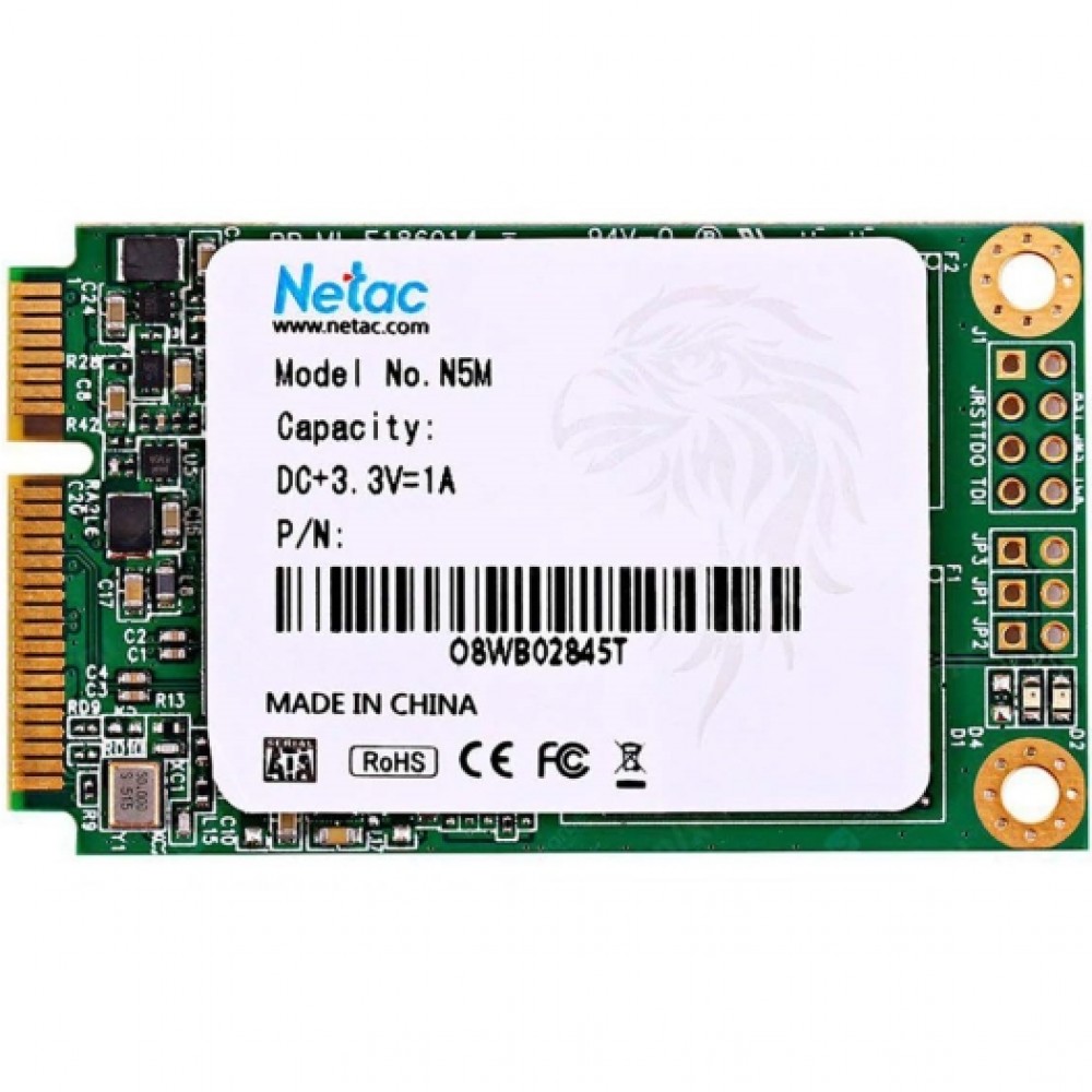 Жесткий диск Netac N5M NT01N5M-002T-M3X SSD (твердотельные), 2 ТБ, mSATA, SATA — фото товара