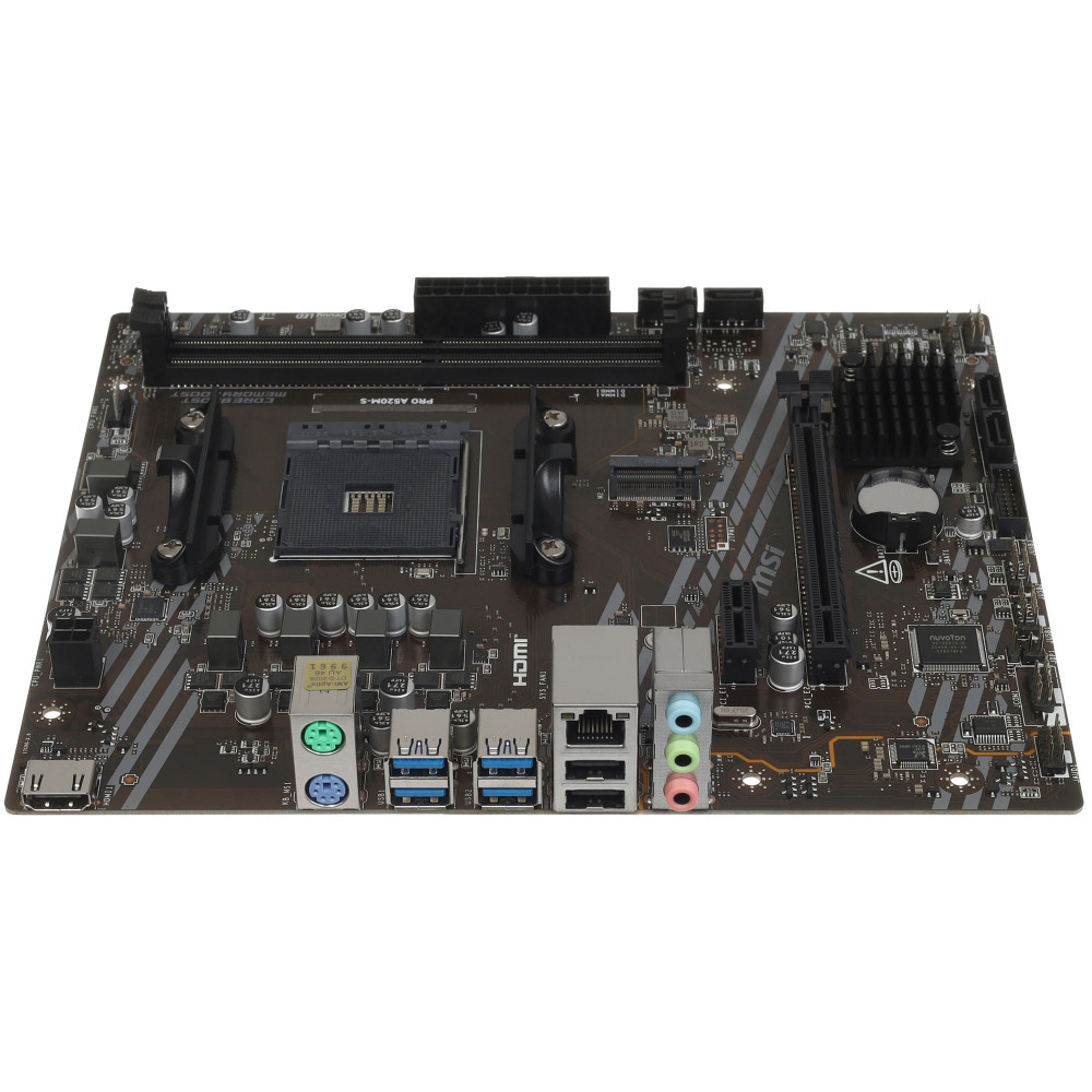 Материнская плата MSI PRO A520M-S Micro-ATX, AMD AM4 - миниатюра 3