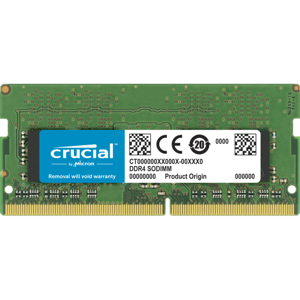 ОЗУ Crucial 32GB DDR4-3200 SODIMM CT32G4SFD832A SO-DIMM, DDR4, 32 Гб, 3200 МГц — фото товара