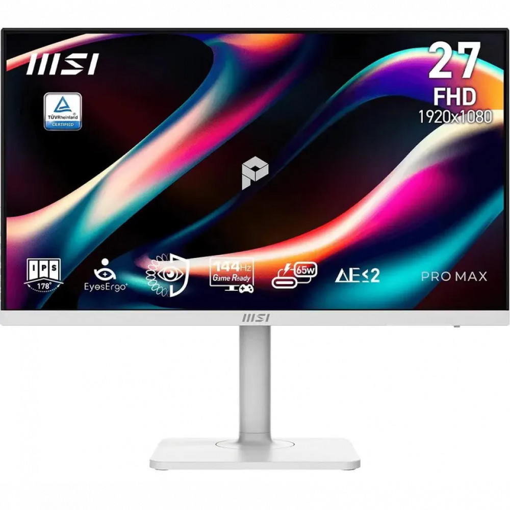 Монитор MSI Pro MAX 271PHW E14 9S6-3PF54H-022 27 ", IPS, Full HD 1920x1080 (16:9), 144 Гц — фото товара
