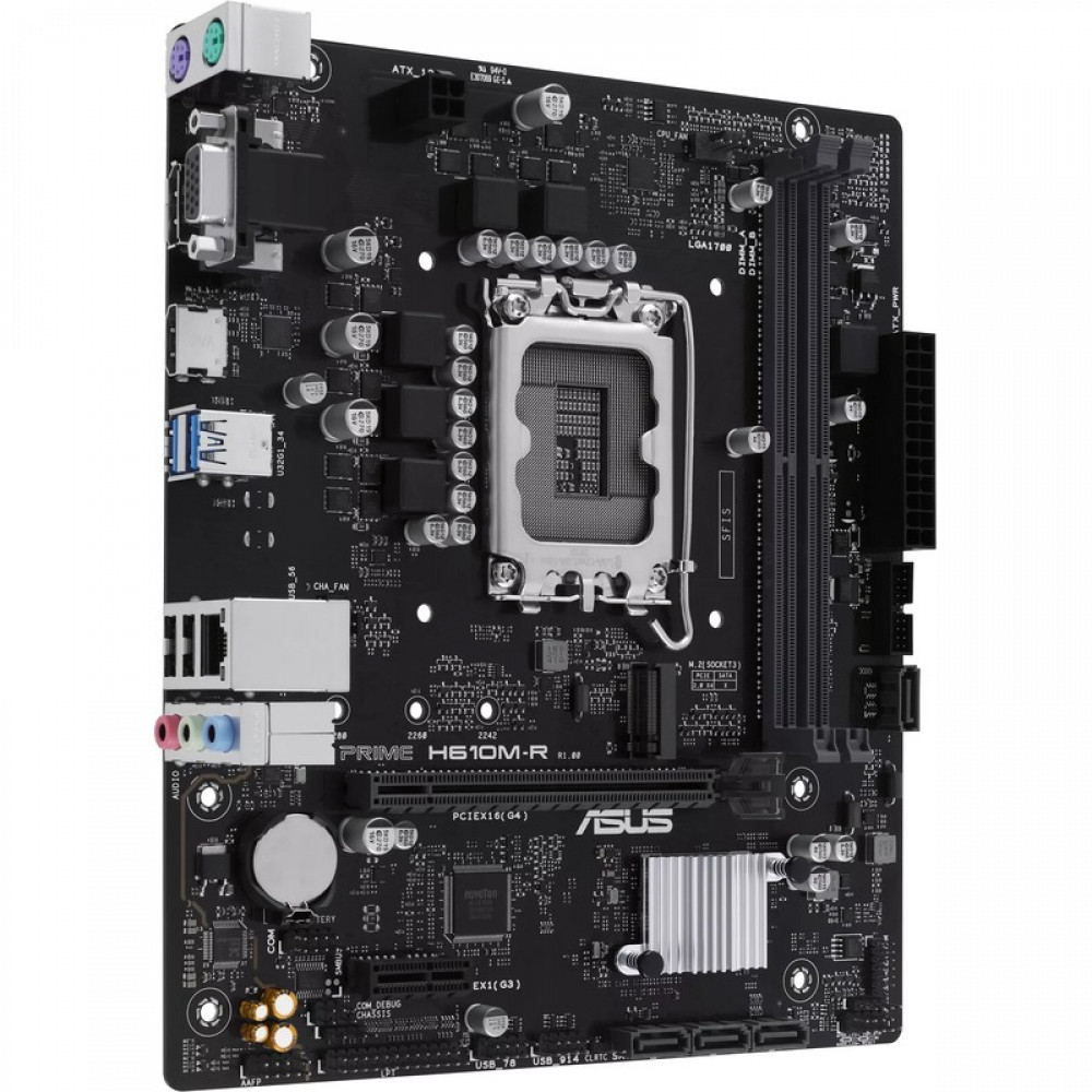 Материнская плата Asus PRIME H610M-R-SI 90MB1GL0-M0ECY0 Micro-ATX, LGA 1700 — фото товара