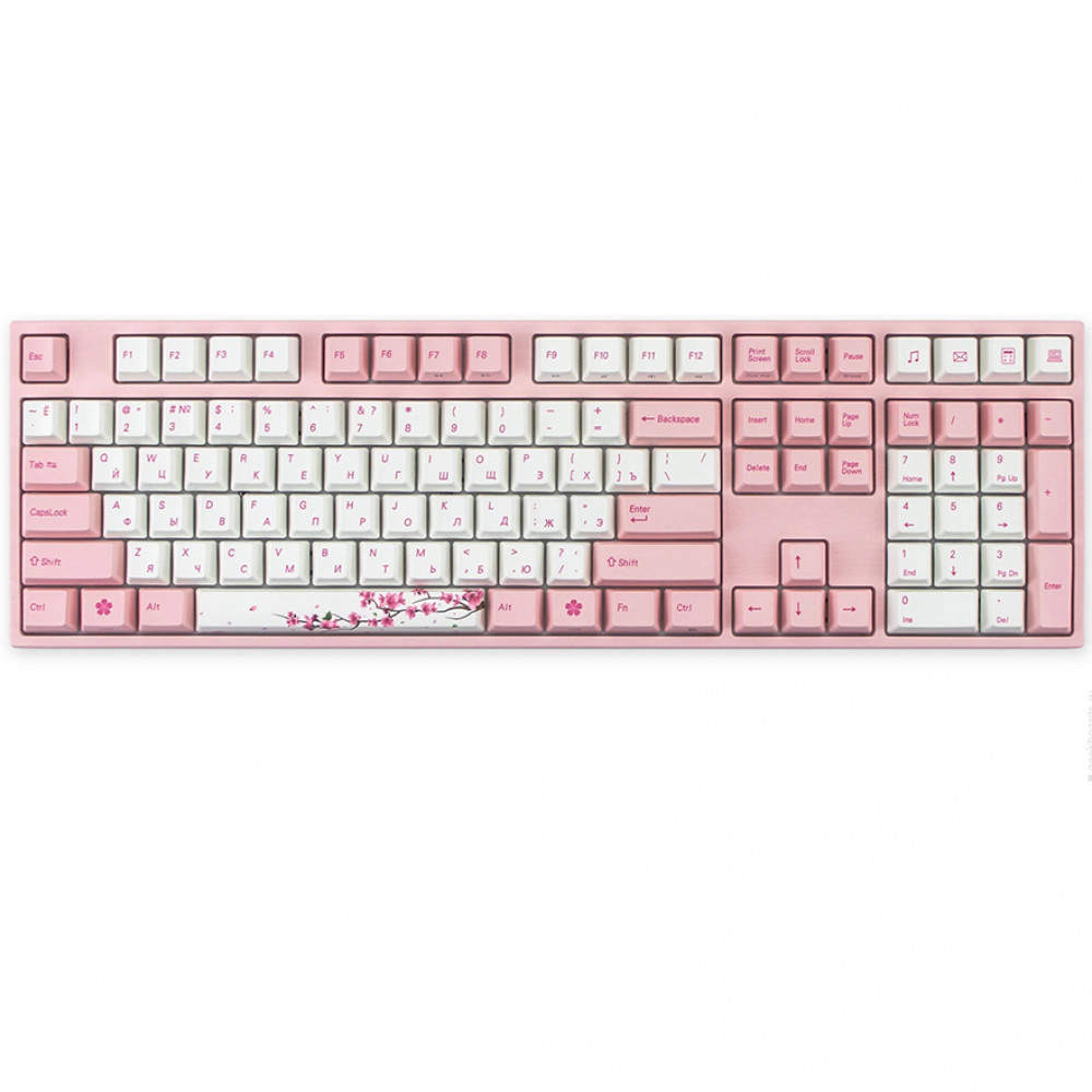 Клавиатура Varmilo Sakura VEA108 Cherry MX Brown A26A042D3A7A06A036 Проводная, USB — фото товара