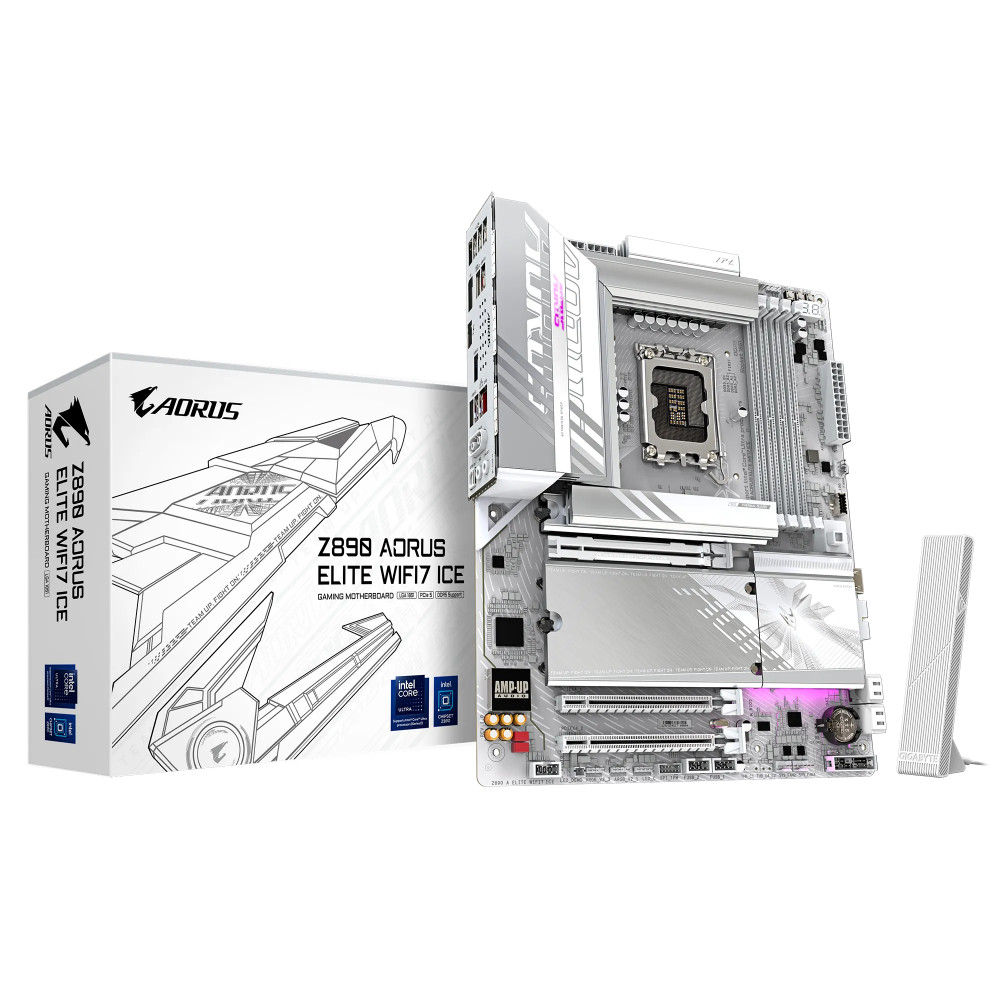 Материнская плата Gigabyte Z890 AORUS ELITE WIFI7 ICE Z890 A ELITE WIFI7 ICE ATX, LGA 1851 - миниатюра 4