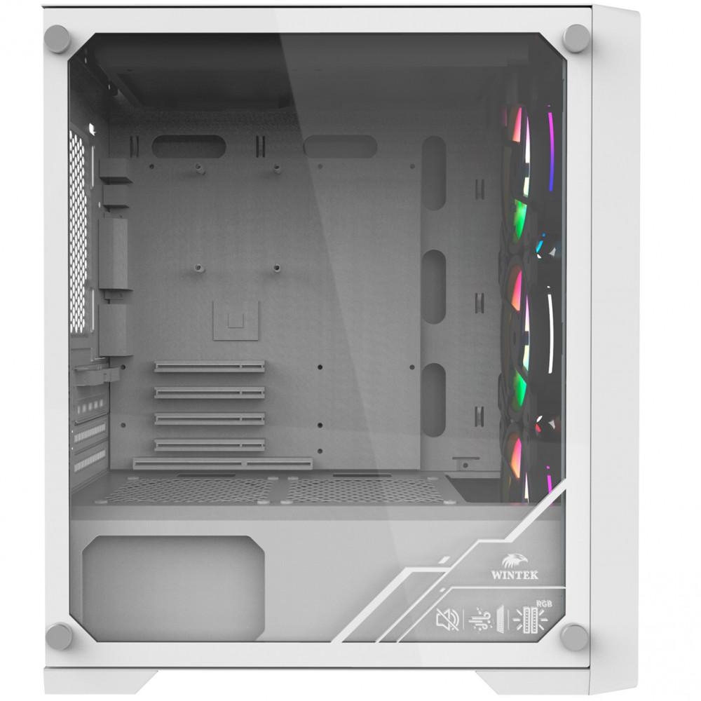 Корпус Wintek Andromeda White D531-W TG Mid-Tower - миниатюра 4