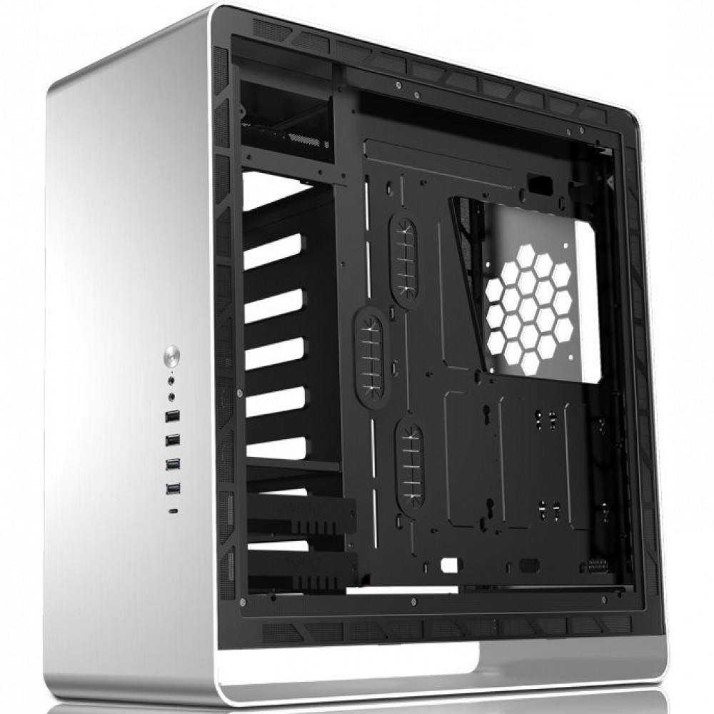 Корпус Jonsbo UMX6-G Silver Mid-Tower - миниатюра 4