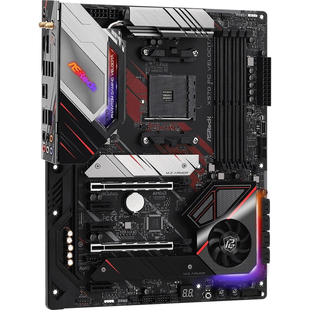 Материнская плата ASRock X570 PG VELOCITA ATX, AMD AM4 - миниатюра 3