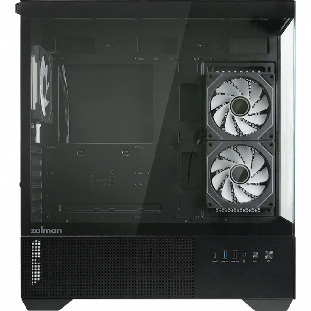 Корпус Zalman Chronix Black Mid-Tower - миниатюра 2